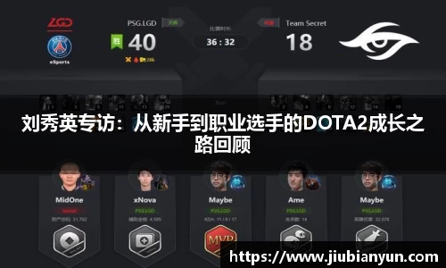 刘秀英专访：从新手到职业选手的DOTA2成长之路回顾